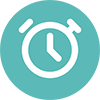 Icono de cron&oacute;metro que simboliza el tiempo perdido