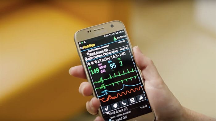Uso de dispositivos m&oacute;viles para administrar alarmas de monitoreo con el video Philips CareEvent