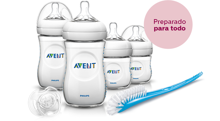 Sets b&aacute;sicos para alimentaci&oacute;n con biber&oacute;n Philips Avent
