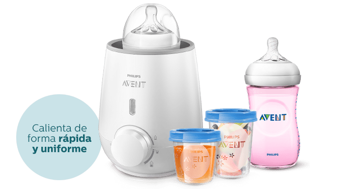 Calientabiberones r&aacute;pido, biberones y recipientes Philips Avent