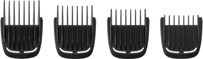 Cuatro&nbsp;peines recortadores anchos
